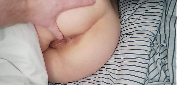  While my sister is sleeping, I fucked her in the mouth, in the pussy, and cum in the ass
